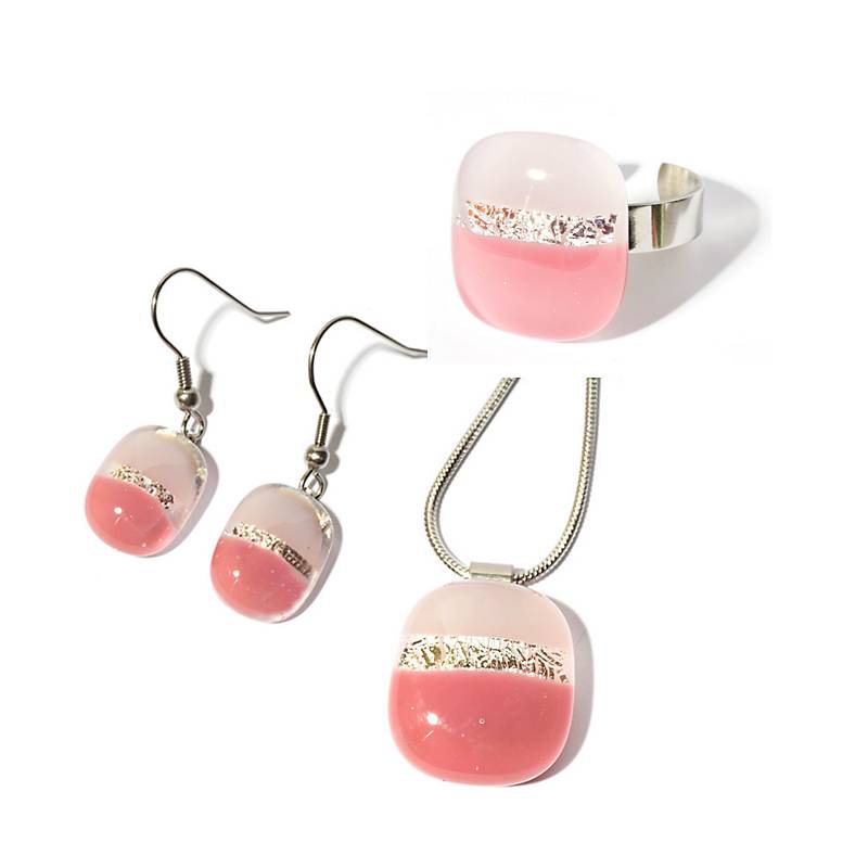 Schmuckset Fresh Opal 3 tlg ROSA