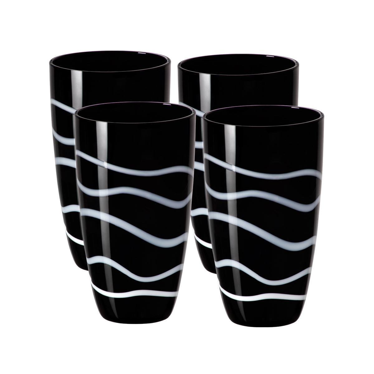 Longdrinkglas Koralle 4er-Set 330ml