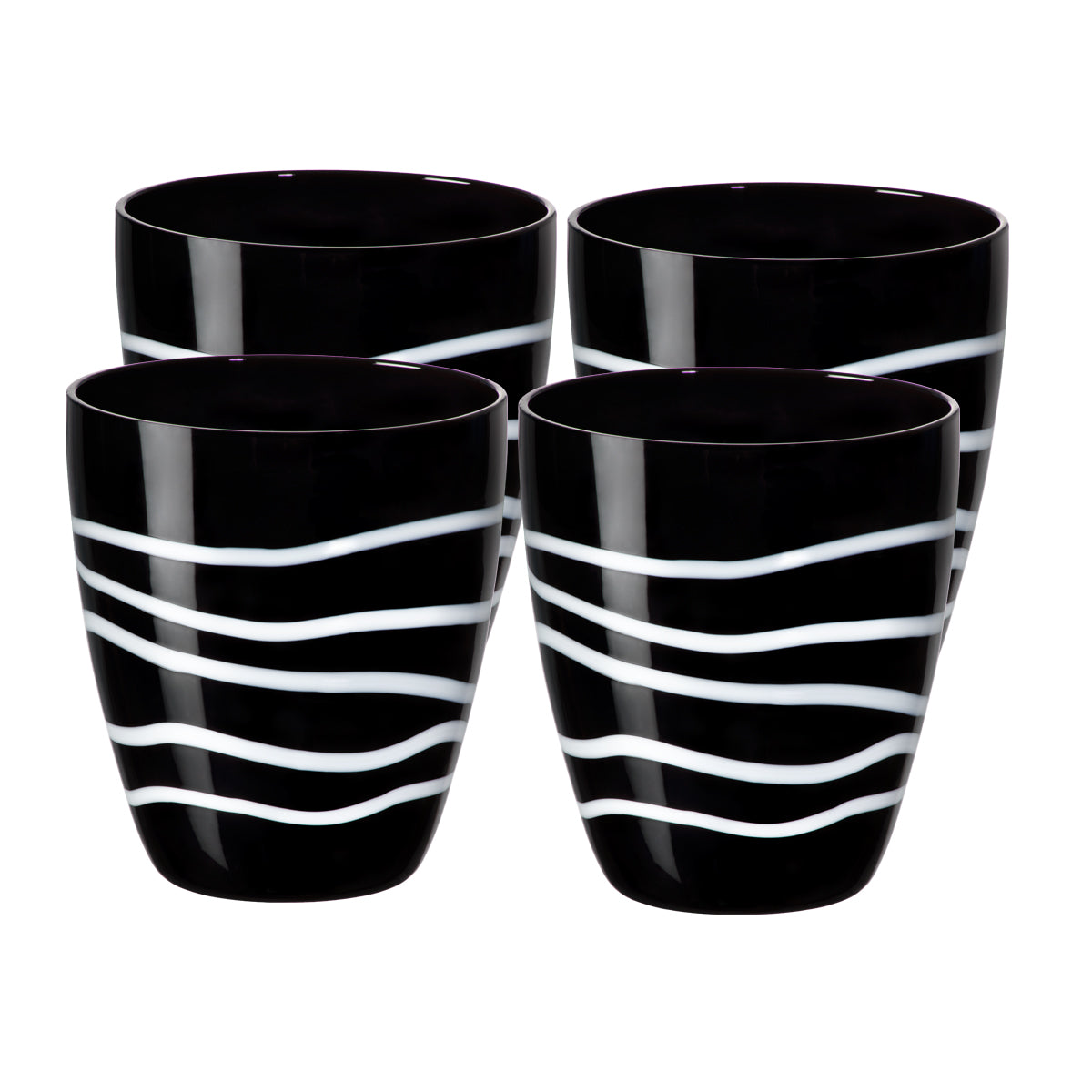 Wasserglas Koralle 4er-Set 320ml