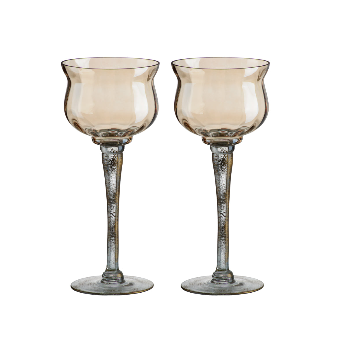 Kerzenhalter Windlicht Golden Dust 2er Set 30cm