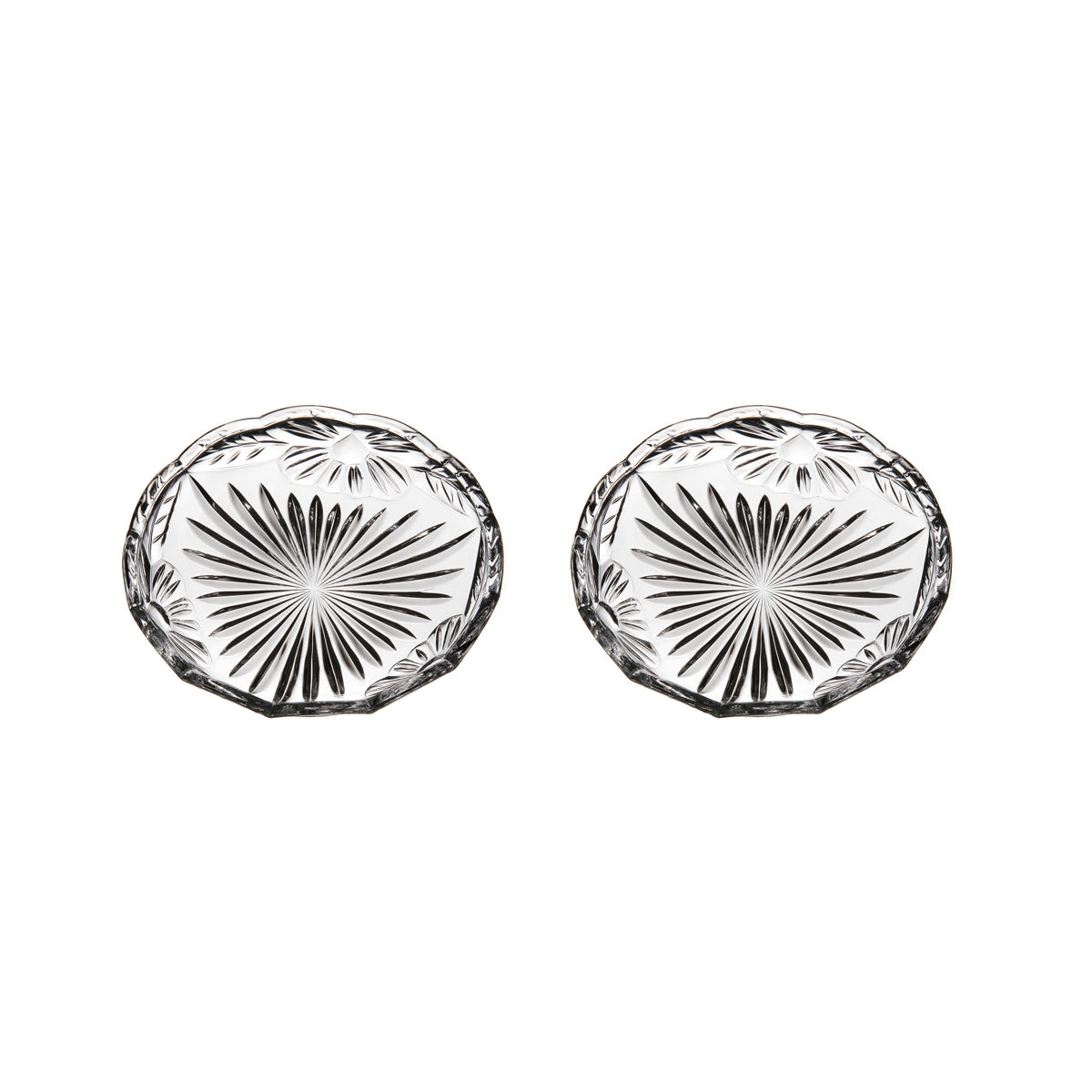 Teller aus Bleikristall 2er Set 17cm