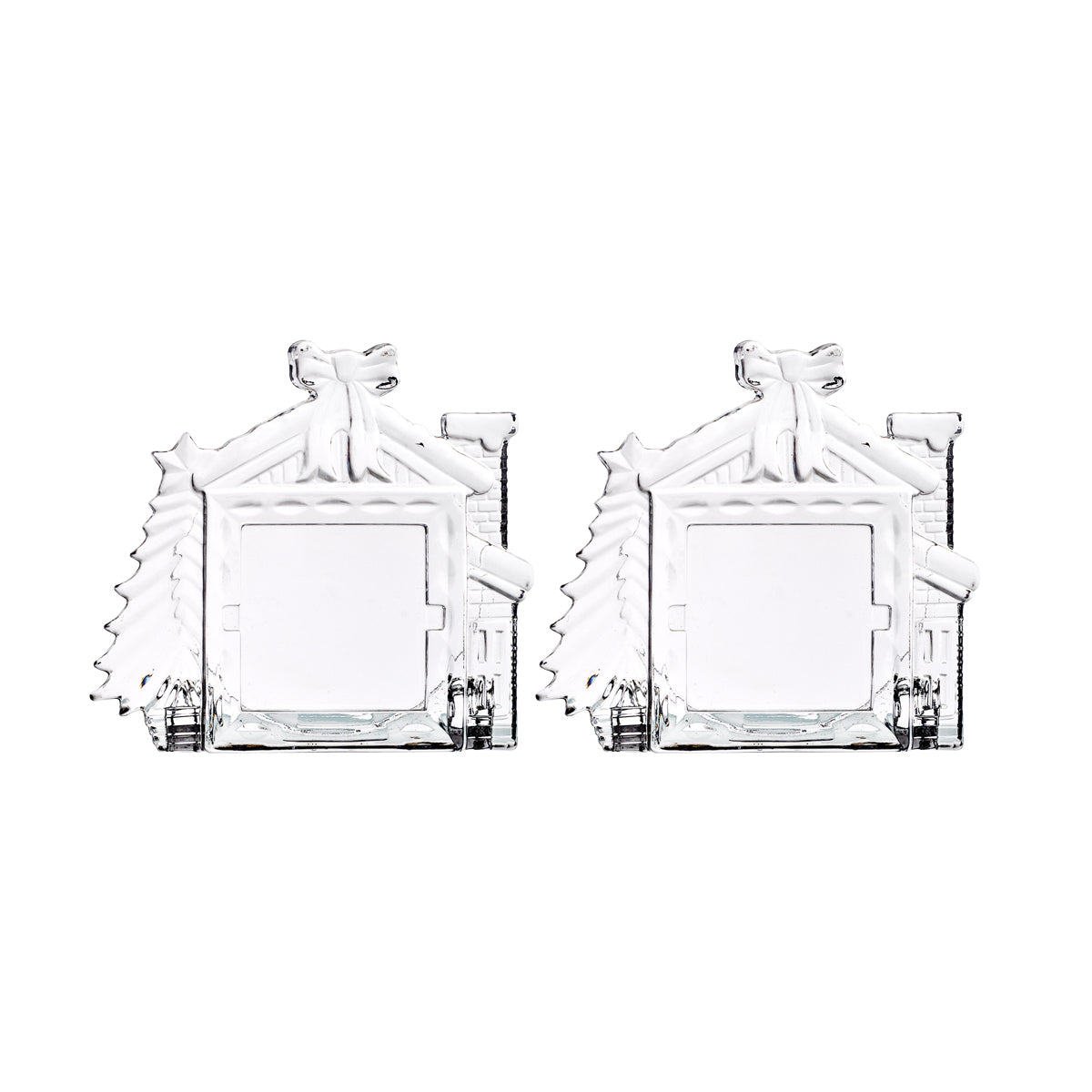 2 Bilderrahmen Winter Magic Galerie Format 3,5x3,5 cm