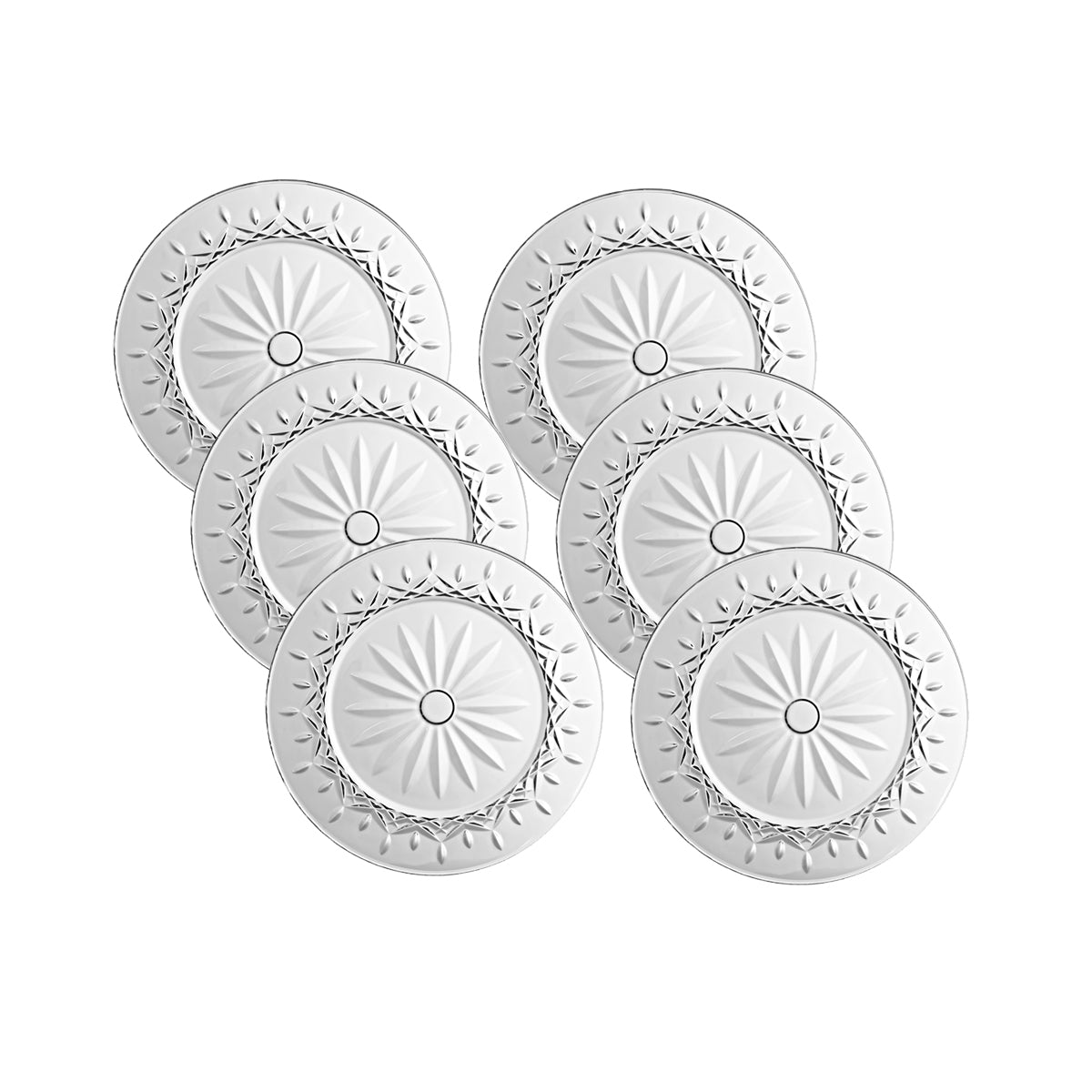 Glasteller 6er Set 26,5 cm