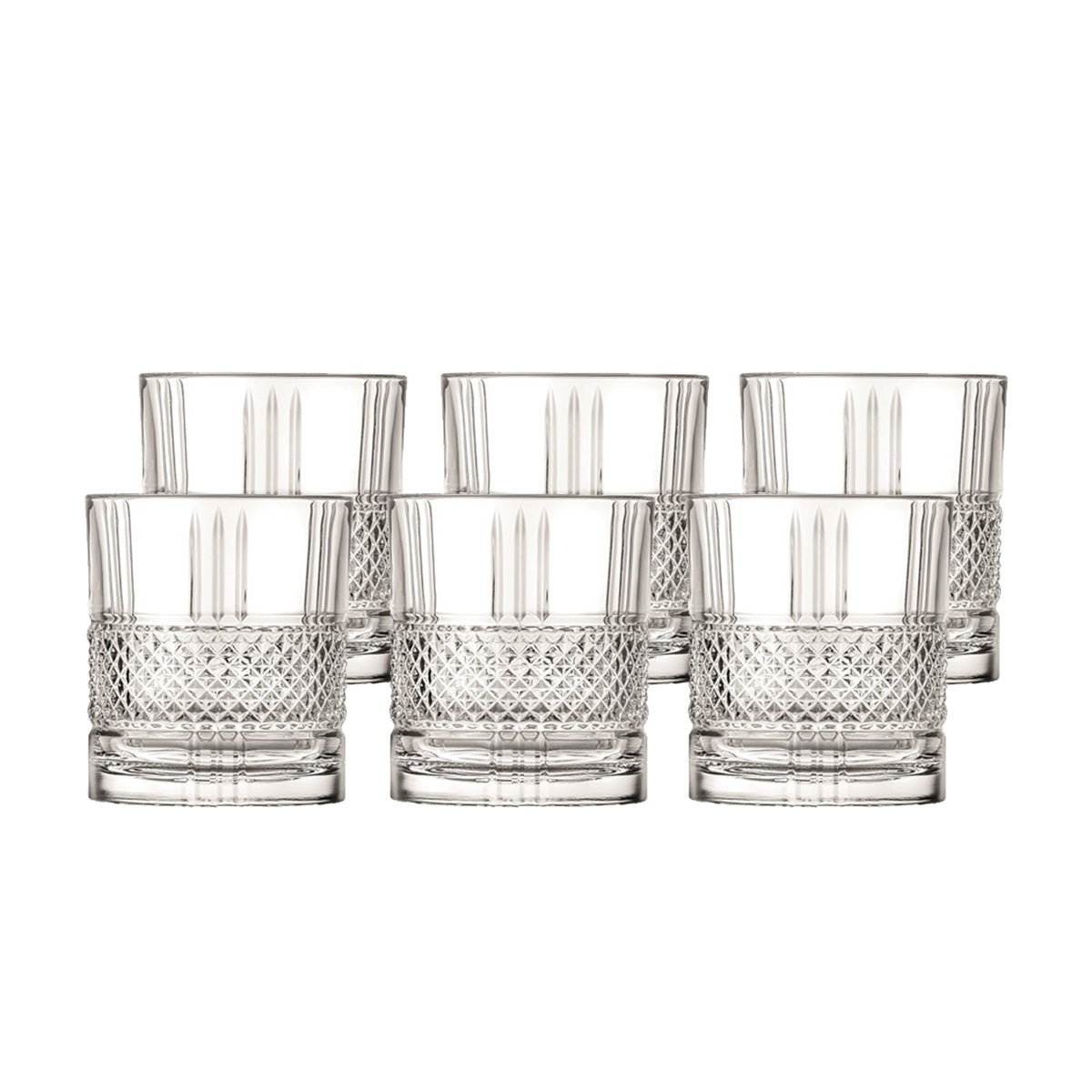Whiskybecher Trinkglas Becher Brillante 6er Set 340ml