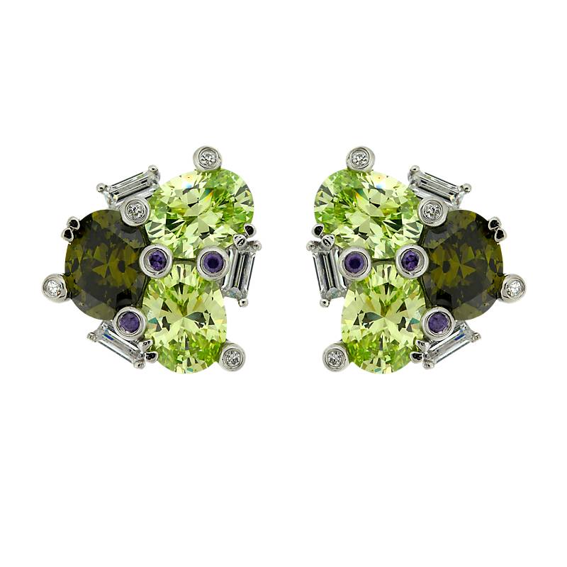 Ohrstecker Harmonia aus 925 Sterling Silber Schmuck für Damen Heat