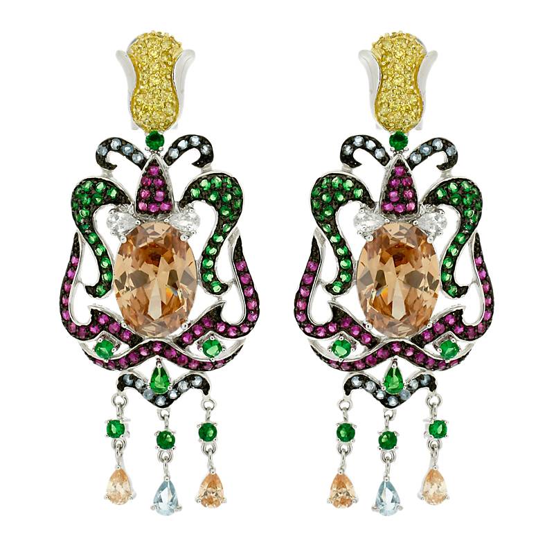 Ohrringe Lilaia aus 925 Sterling Silber Schmuck für Damen Heat