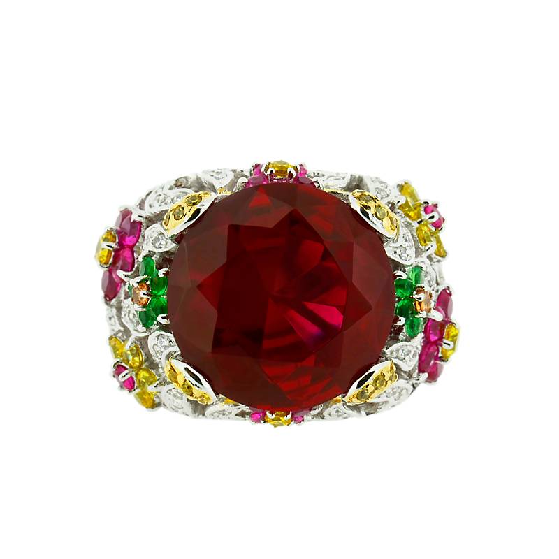 Ring Melite aus 925 Sterling Silber Schmuck für Damen Heat