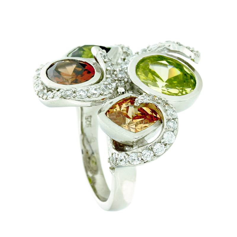 Ring Klio aus 925 Sterling Silber Schmuck für Damen Heat