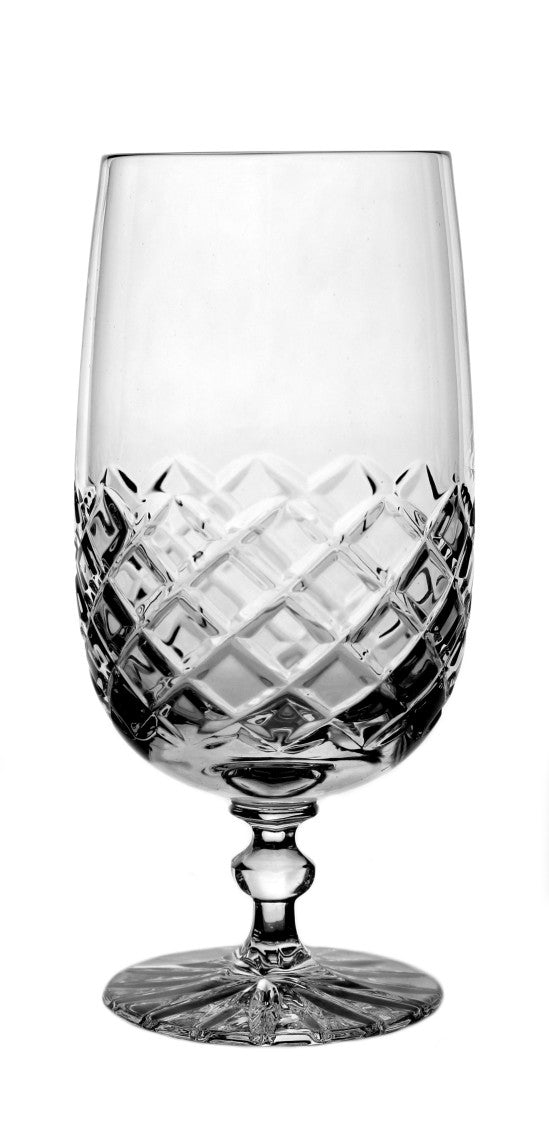 Bierglas Karo 450ml Biertulpe Bierpokal Pilsglas Bleikristallglas klar