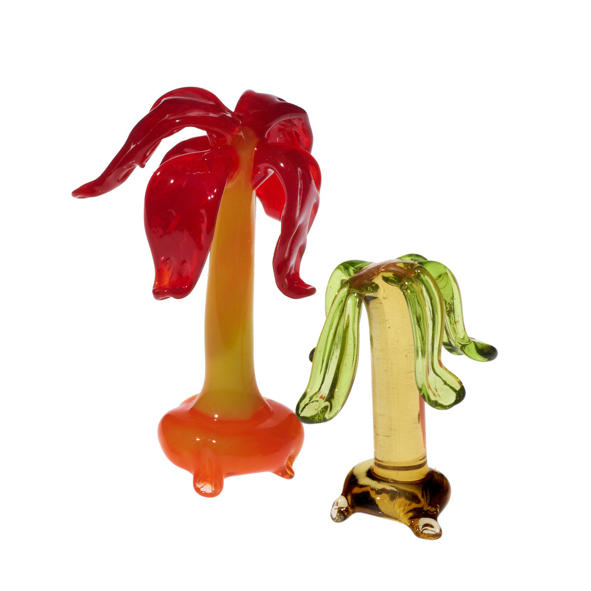 Palme Mini Plus 4-5cm Glas Figuren Sammeln Vitrine Miniatur