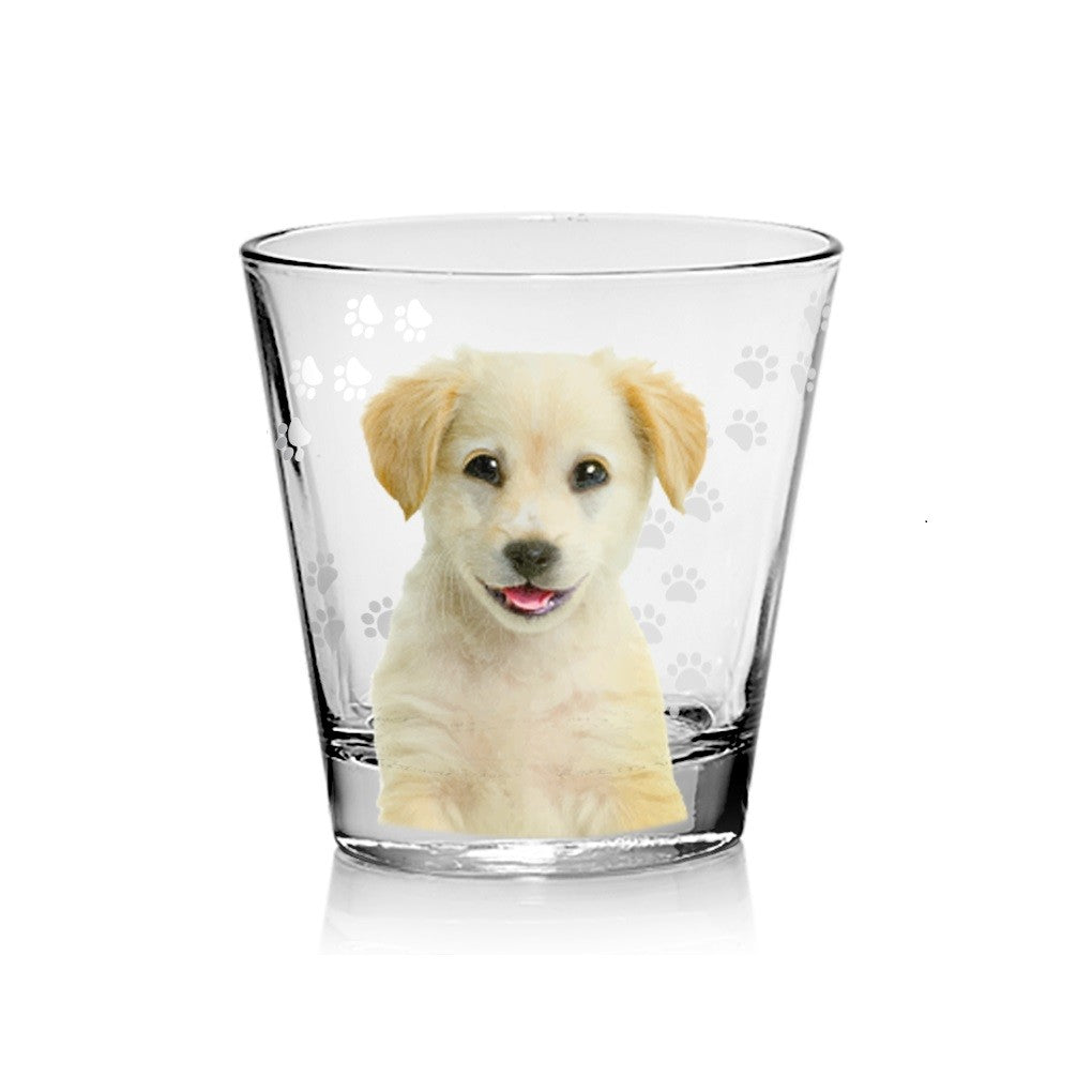 Wasserglas Motiv Katze/Hund Trinkbecher 250 ml