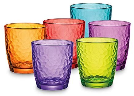 Trinkglas Palatina bunt 300ml