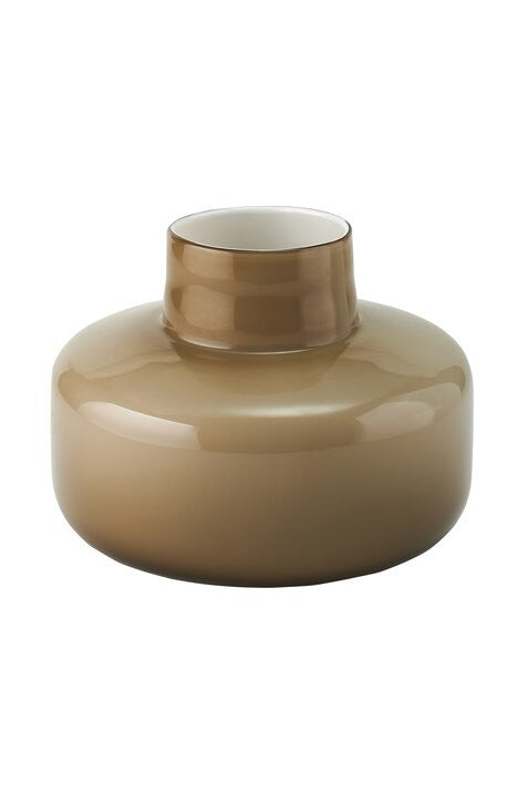 Glasvase braun Pearl 20cm