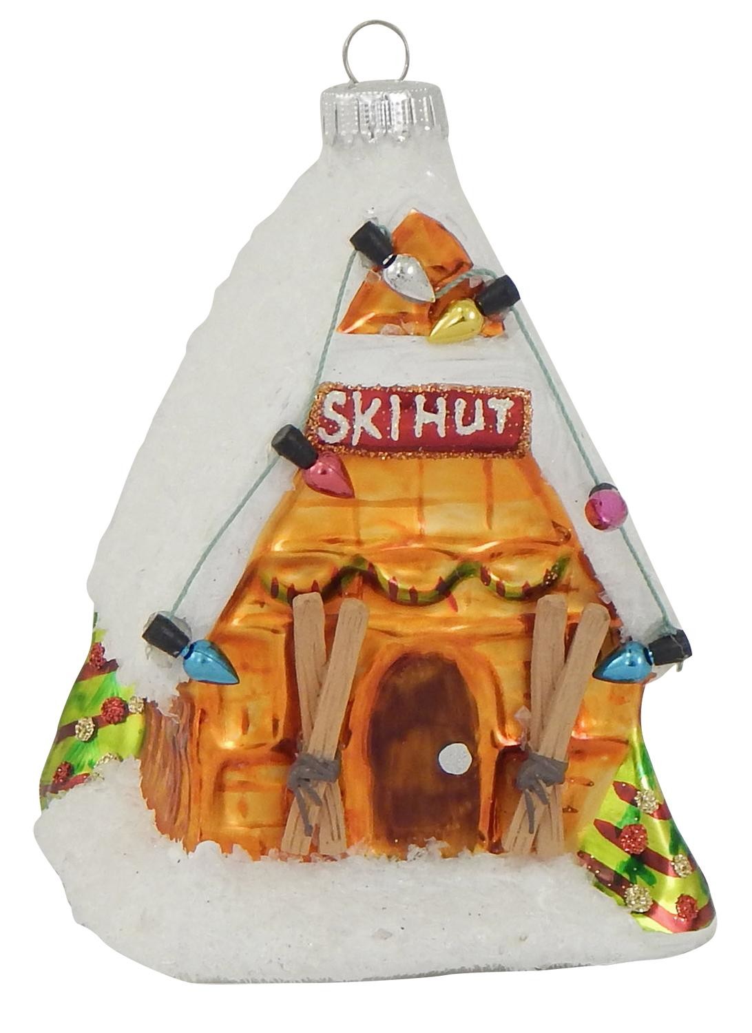 Baumkugel Skihütte 11cm