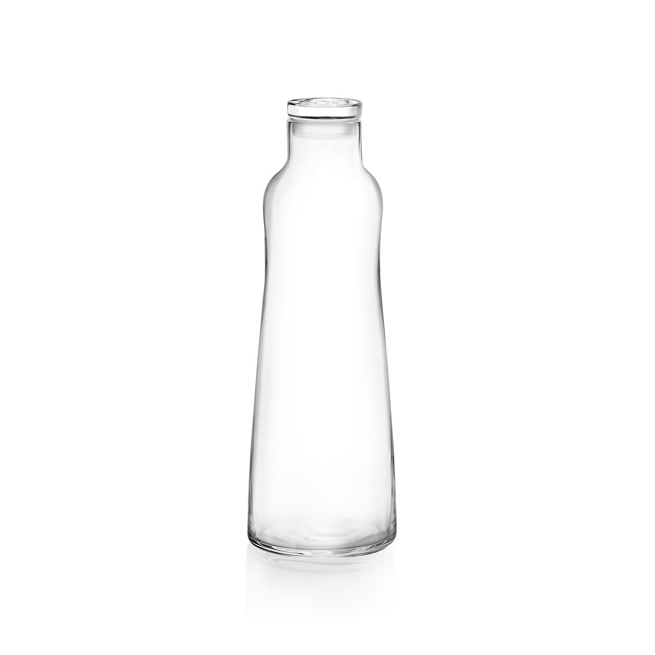 Glaskaraffe mit Glasdeckel Eco 1000 ml Kristallglas