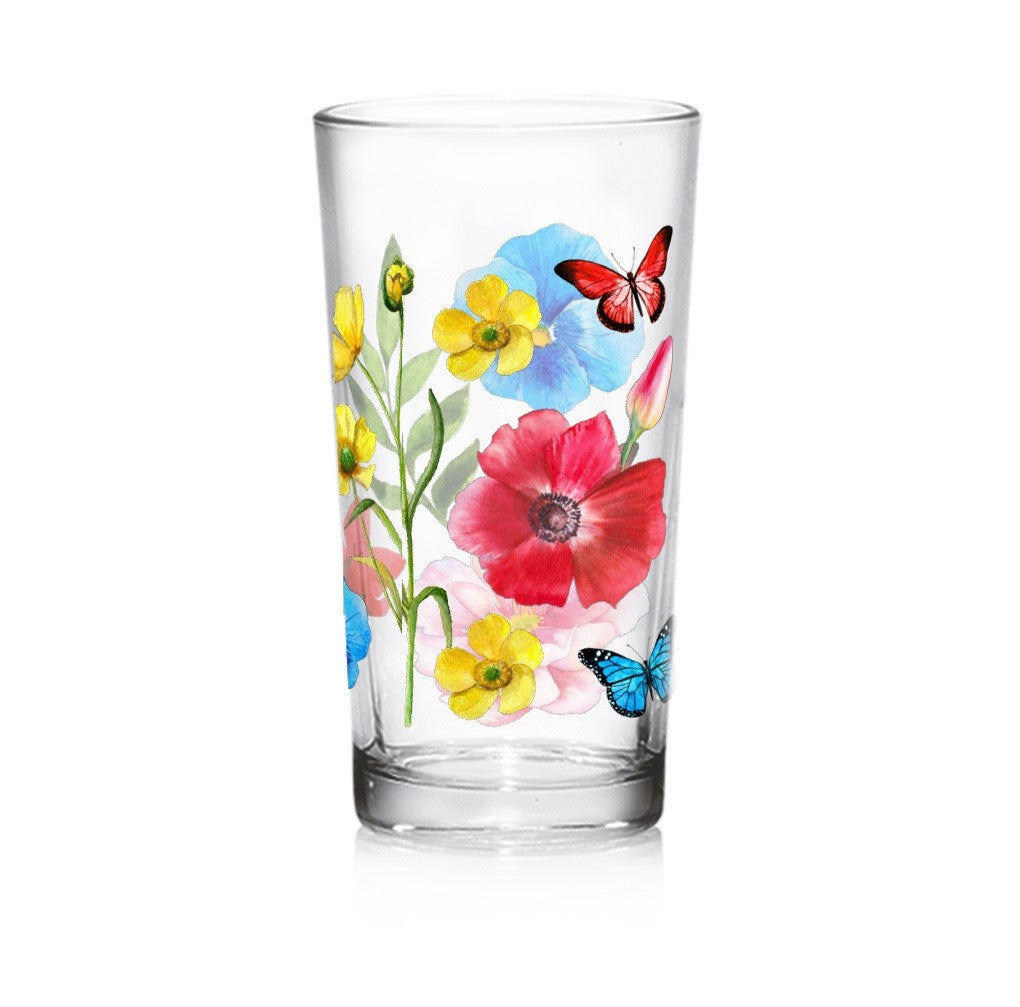 Saftglas Isabel Longdrinkbecher Blumen 250 ml