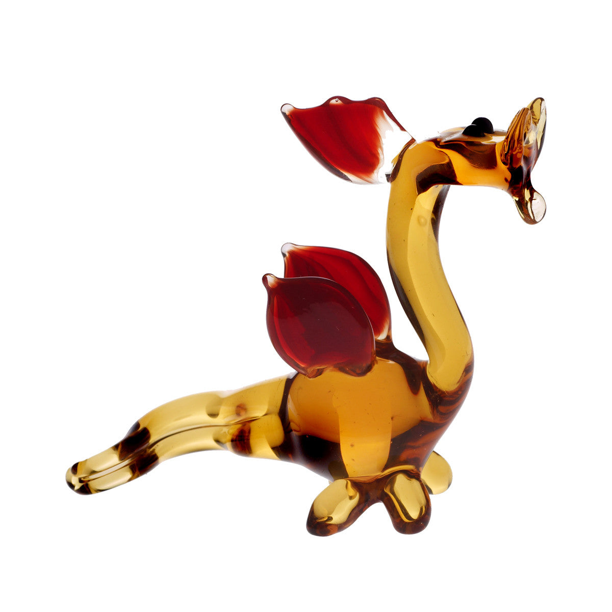 Drache Midi 6-8cm Glas Tiere Figuren Sammeln Vitrine Miniatur Fabel