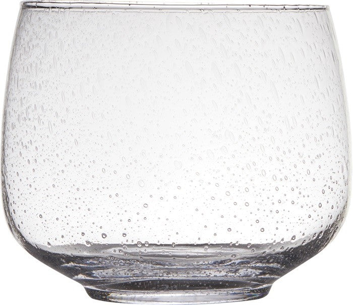 Glasvase Archer mit Bubbles 18,5cm