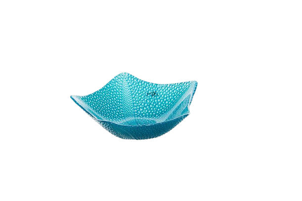 Glasschale Marina Stern blau 17cm