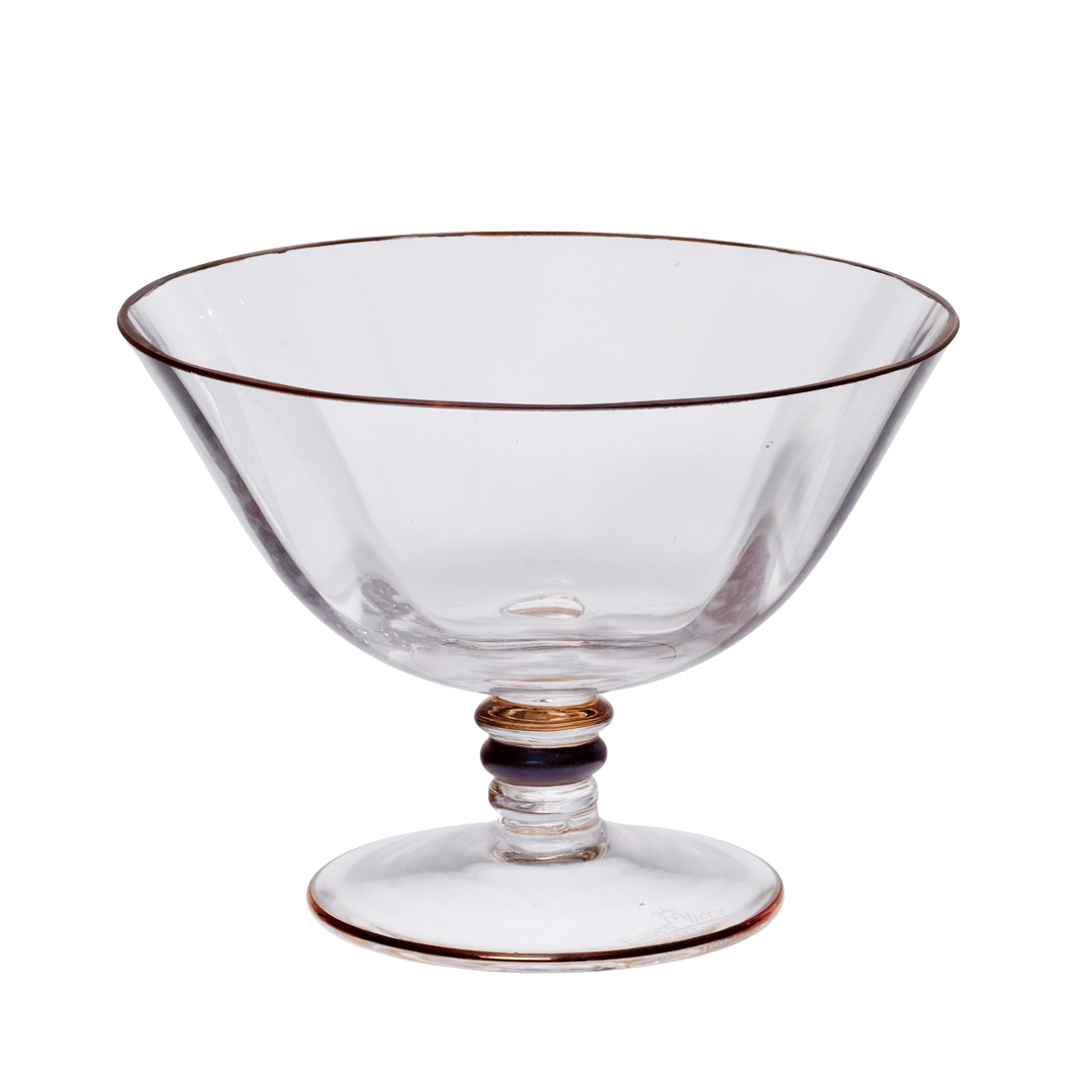 Eisbecher Eiscremeglas Transparent/ Silber/ Bronze/ Lila