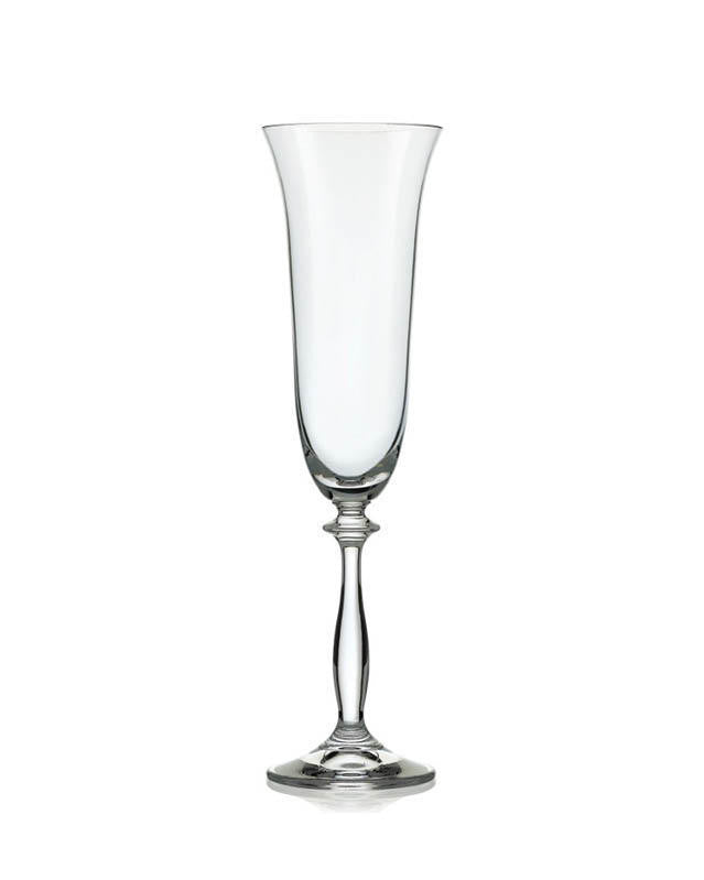 Sekglas Angela 190ml Sekttulpe Schampus Prosecco Champagner Kristallglas