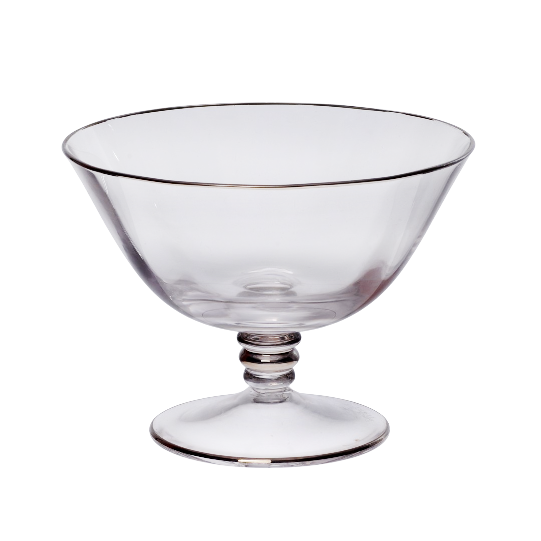 Eisbecher Eiscremeglas Transparent/ Silber/ Bronze/ Lila