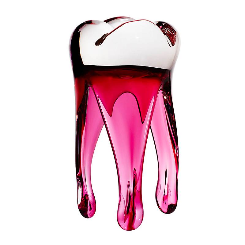 Glaszahn Trophäe div. Größen/Farben