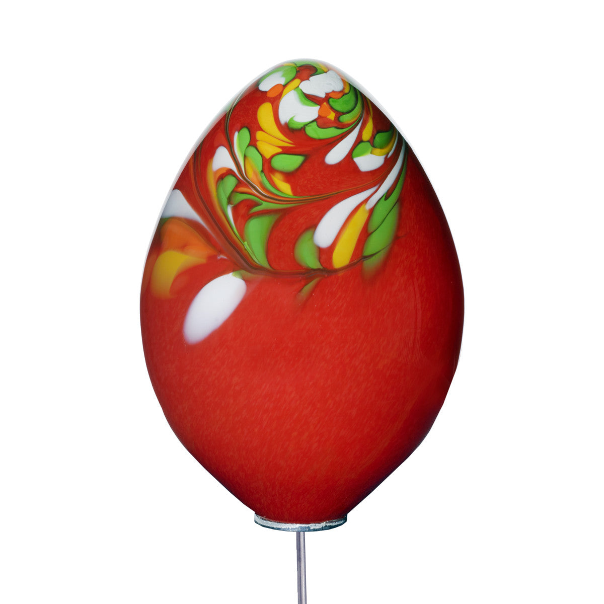 Glas-Ei 24cm Gartenflair inkl. Stab