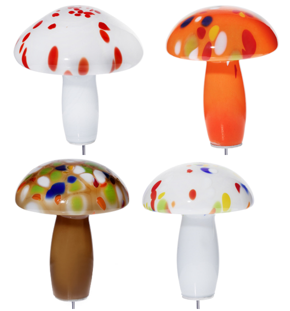 Glas-Pilz 18cm Gartenflair inkl. Stab