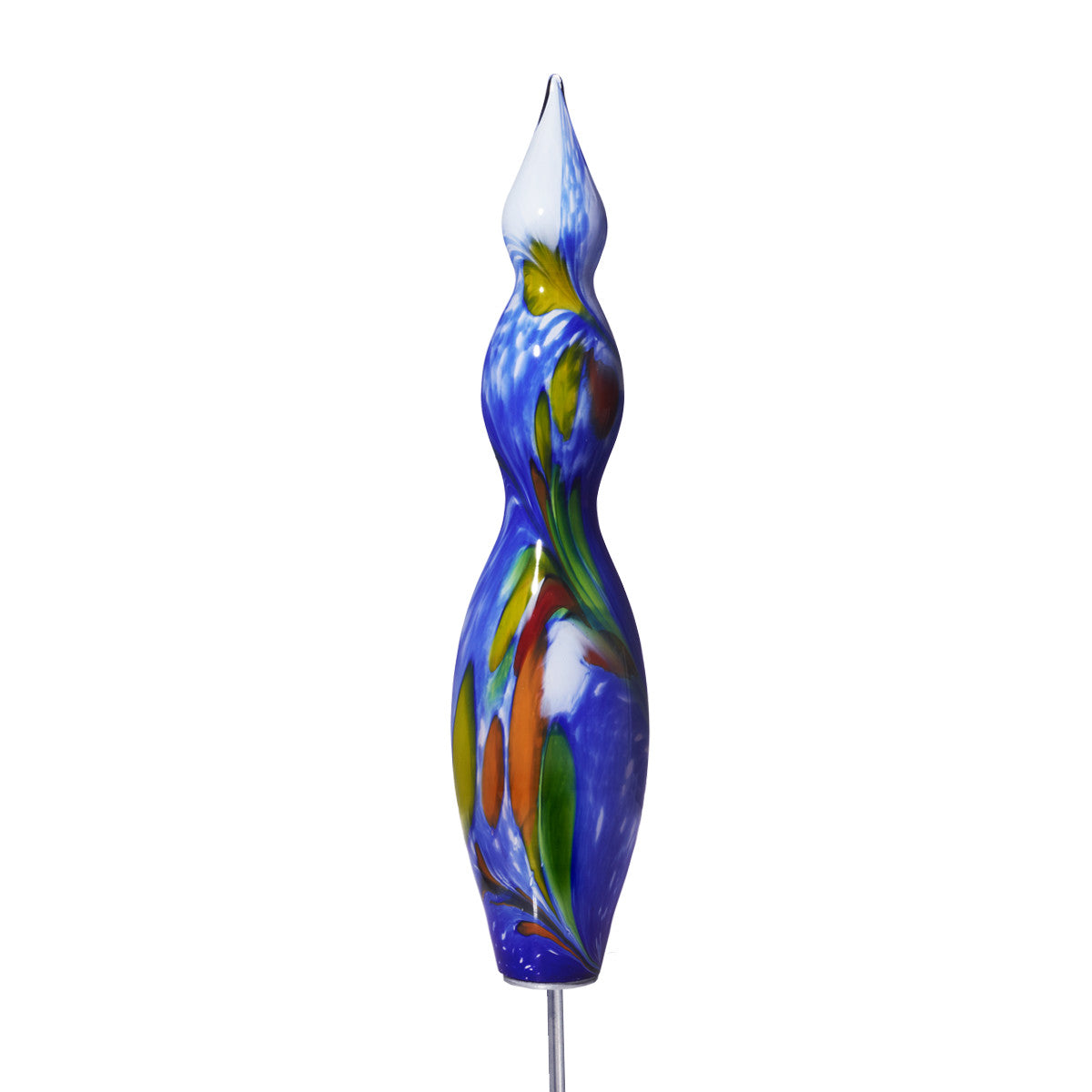 Glasskulptur Saturn Gartenflair 47cm inkl. Stab