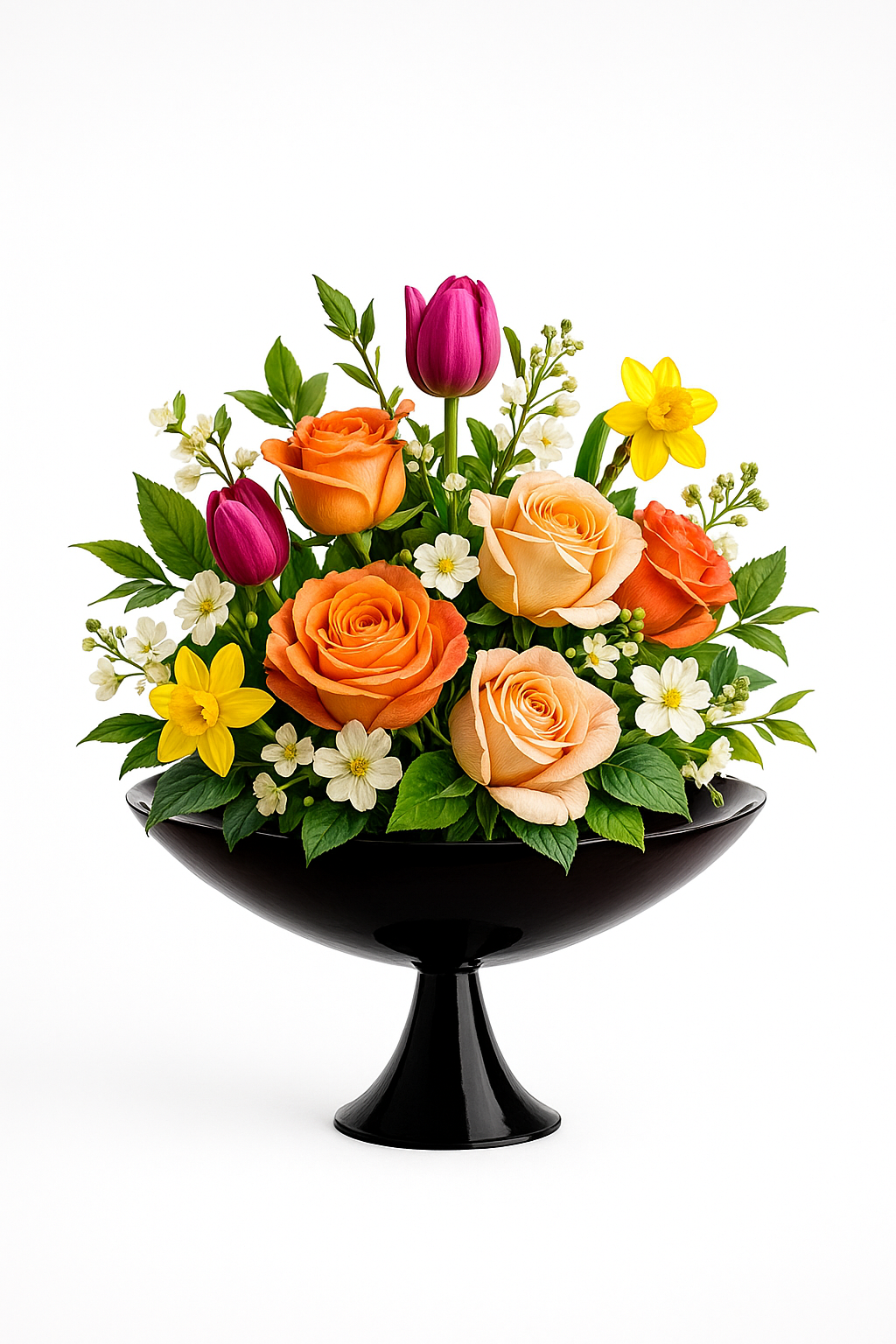 Schale auf Fuß "Night" (32,5cm)