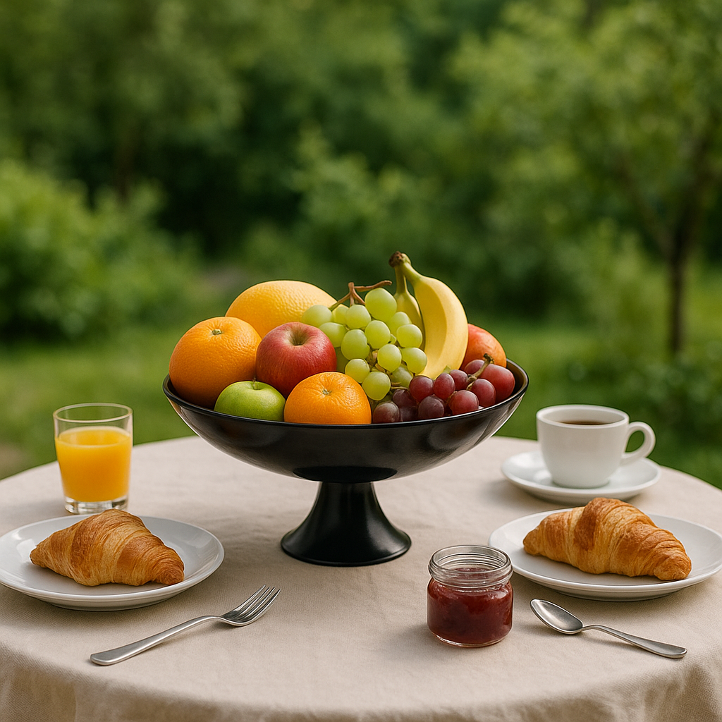 Schale auf Fuß "Night" (32,5cm)