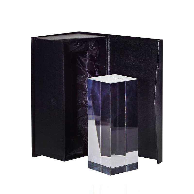 Glasblock Turm Pokal 13cm