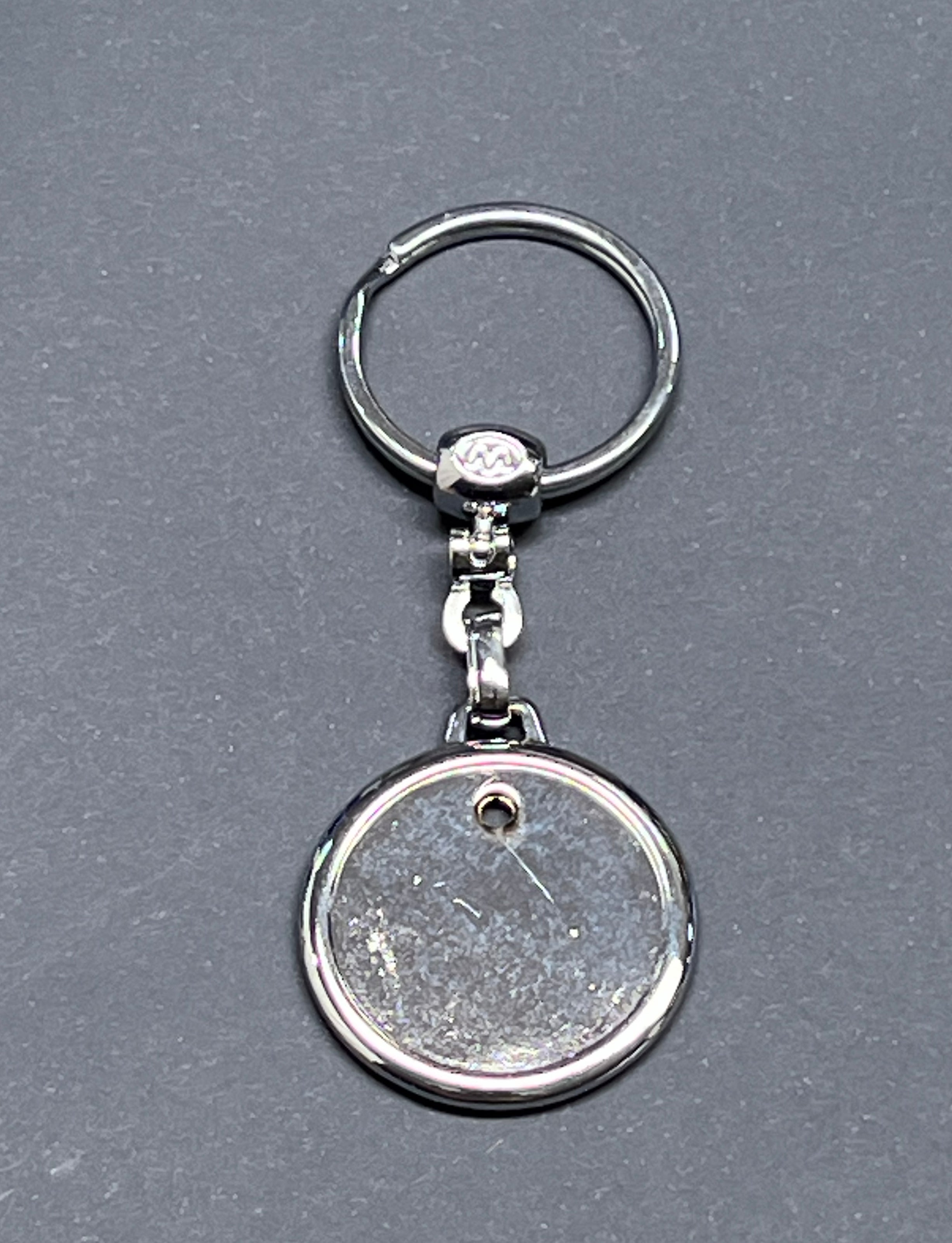 Schlüsselanhänger Rund zweiseitig, Metall