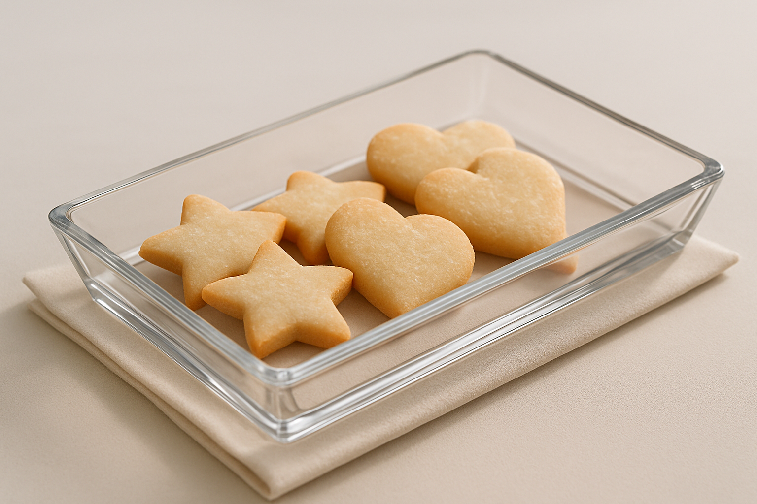 Butterplatte Loft 19x10cm Servierplatte Buffet Teller Kristallglas klar eckig