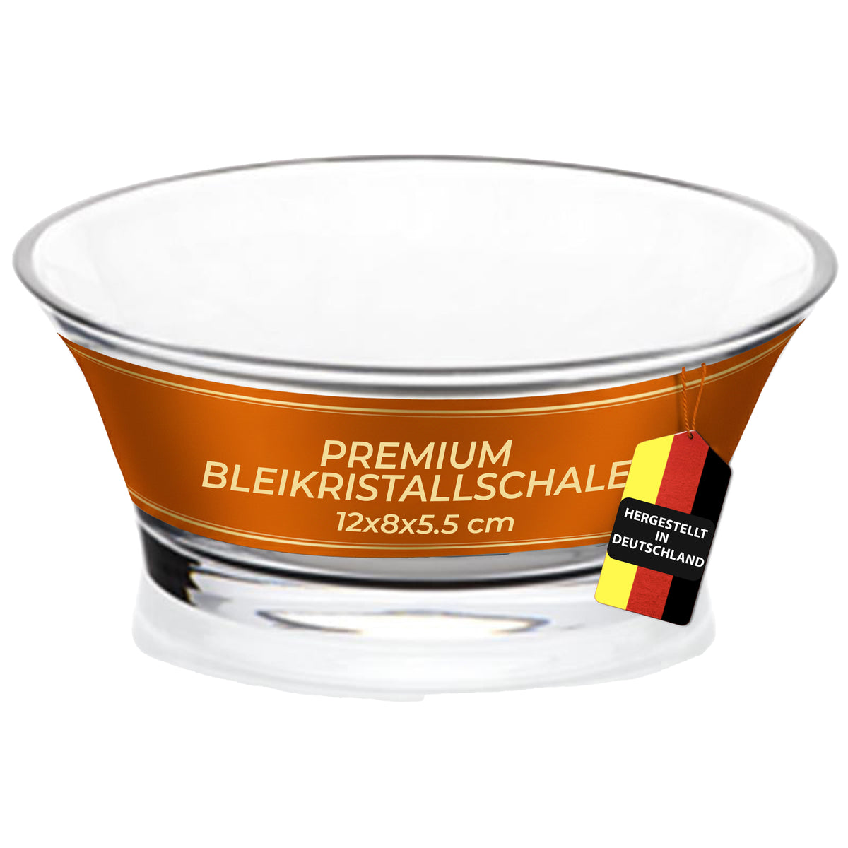 MŸslischale Loft 12cm SchŸssel Dessertschälchen Kompottschale Bleikristall klar
