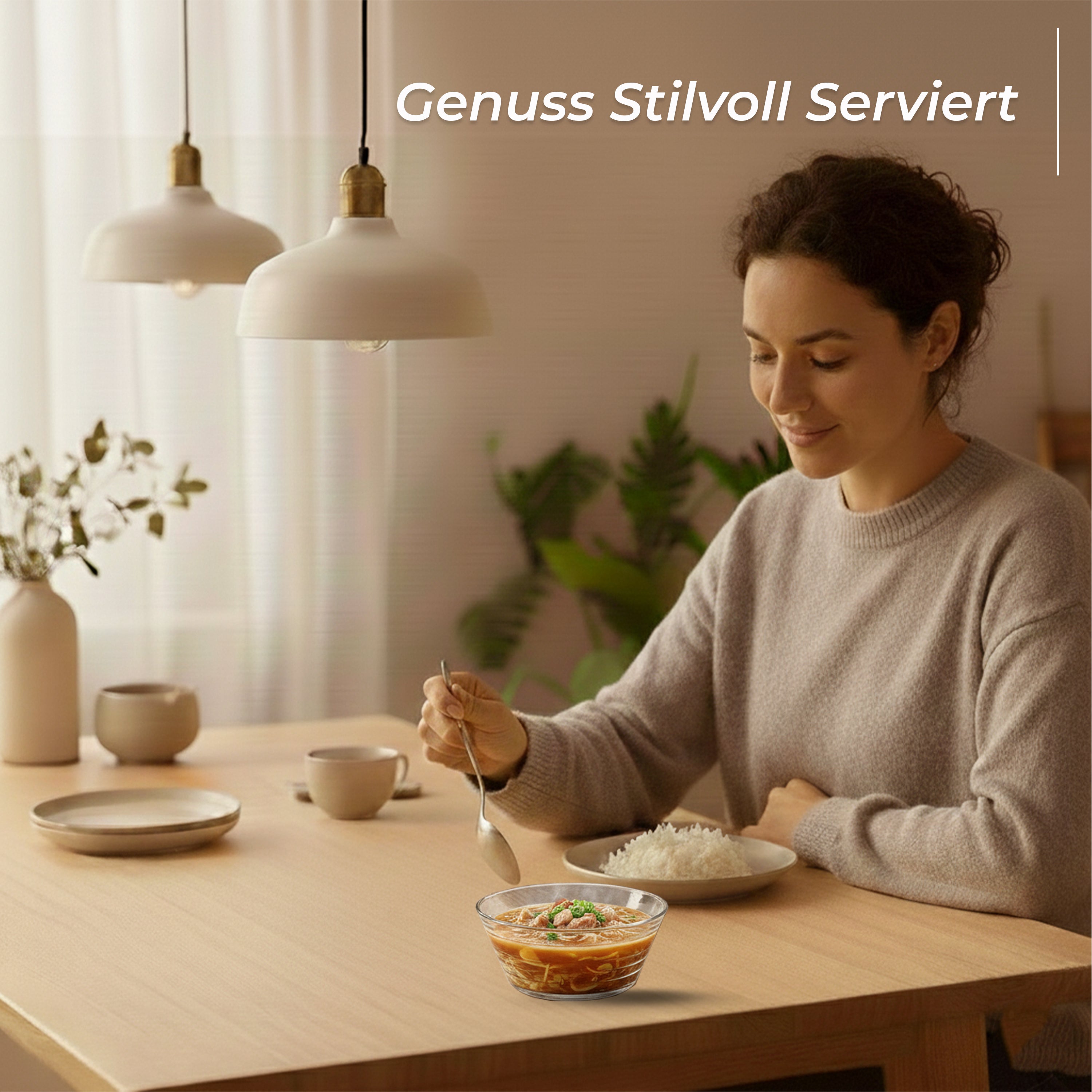 Müslischale Loft 12cm Schüssel Dessertschälchen Kompottschale Bleikristall klar