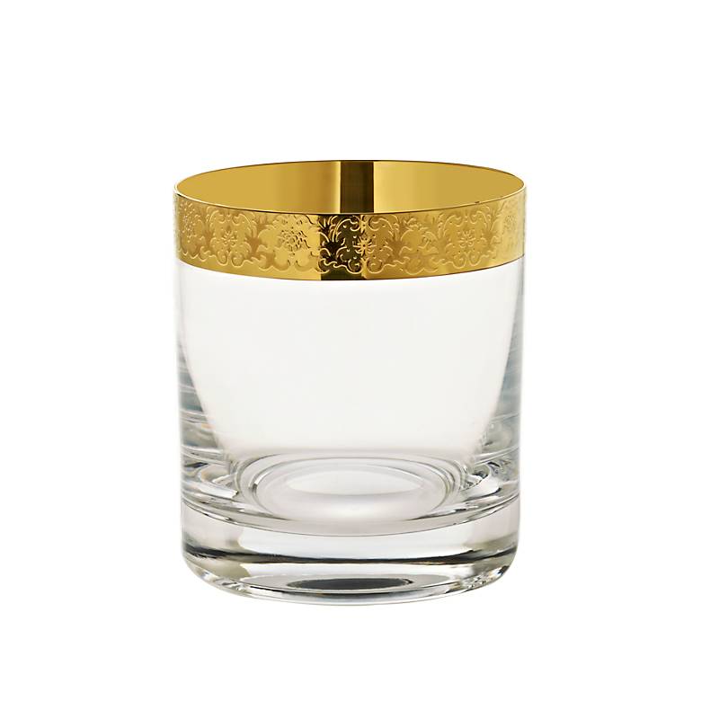 Trinkbecher mit Goldrand "Gold Age" (250ml)