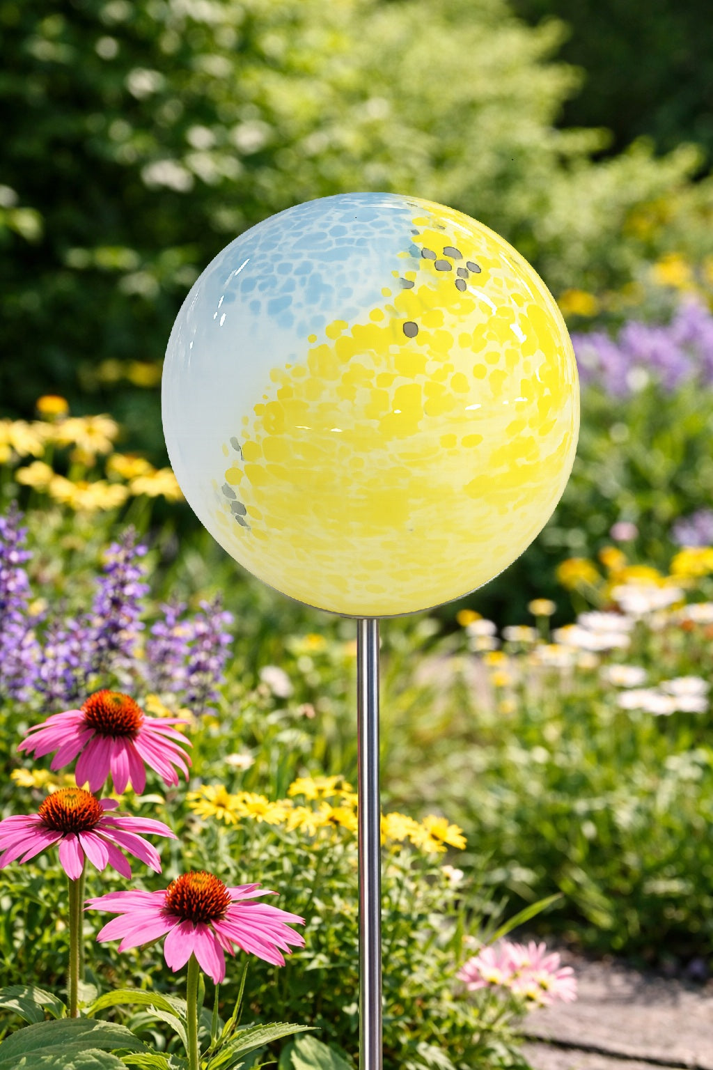 Gartenkugel Bodenkugel 20 cm inkl. Stab