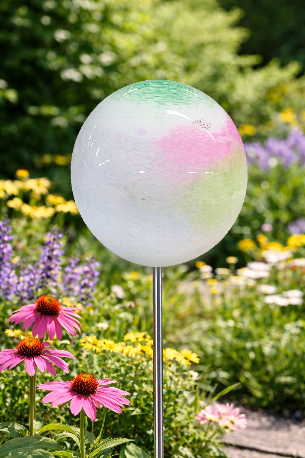 Gartenkugel Bodenkugel 20 cm inkl. Stab