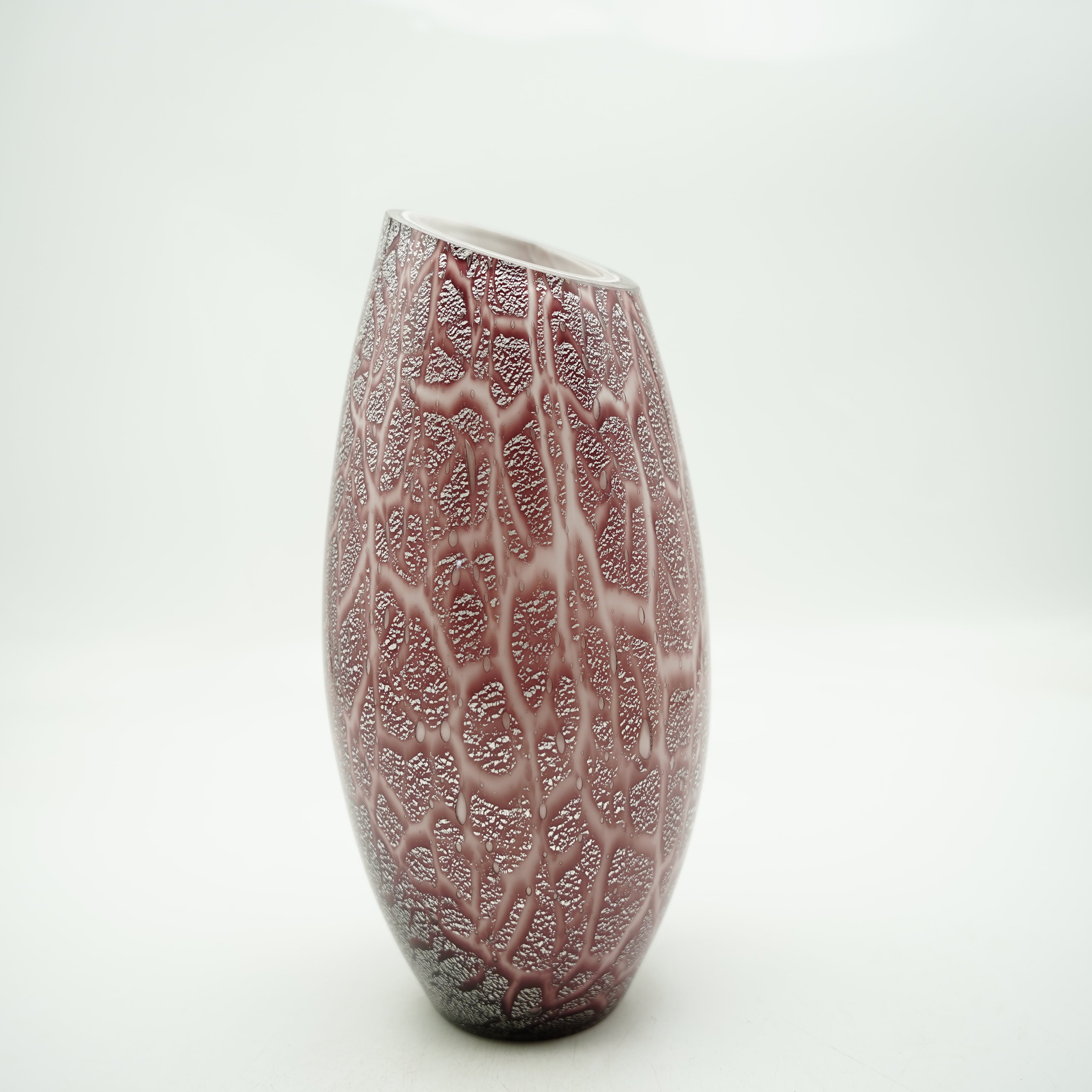 Vase Murano-Stil Carla Höhe ca. 28,5cm Handarbeit