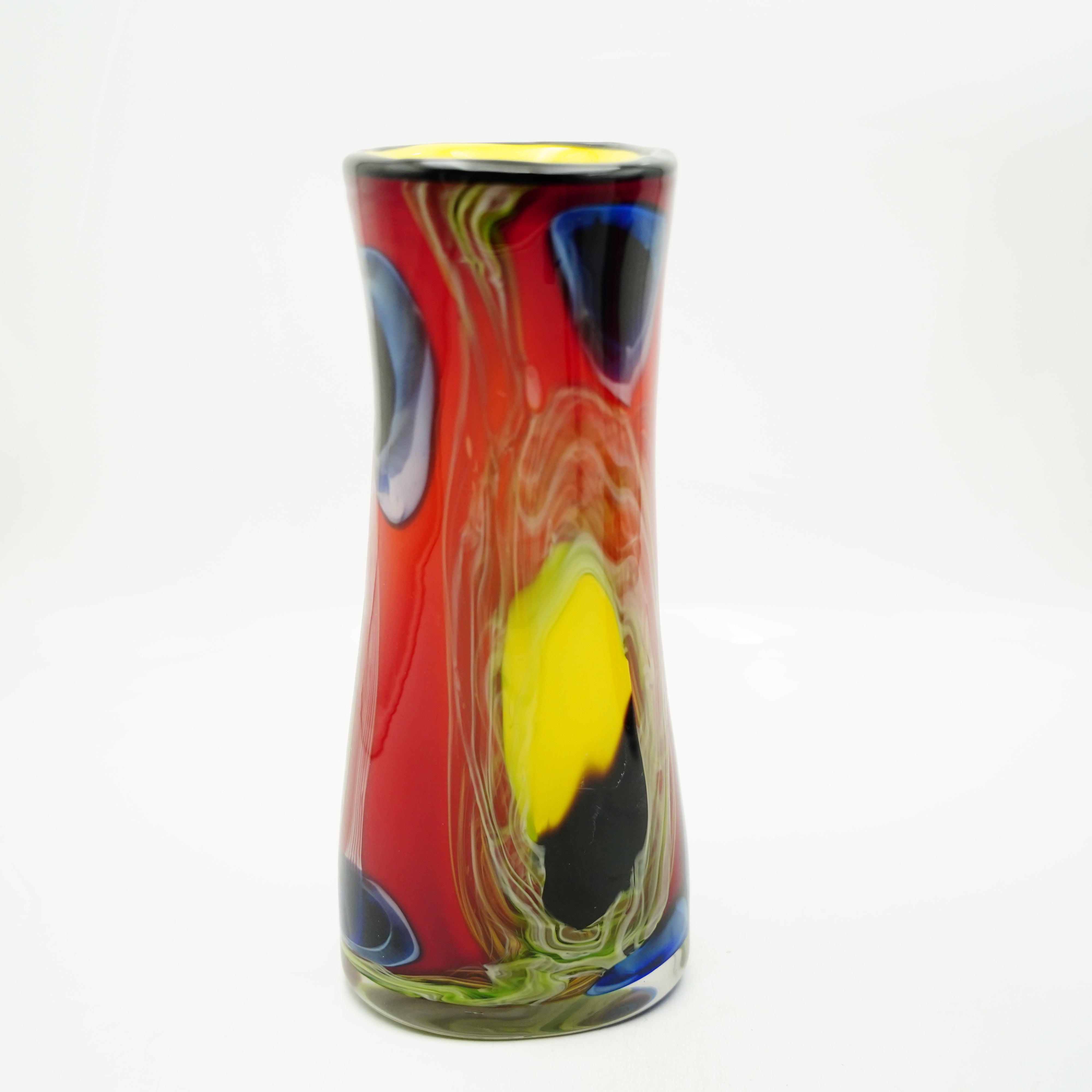 Vase Murano-Stil Iva Höhe ca. 41cm Handarbeit