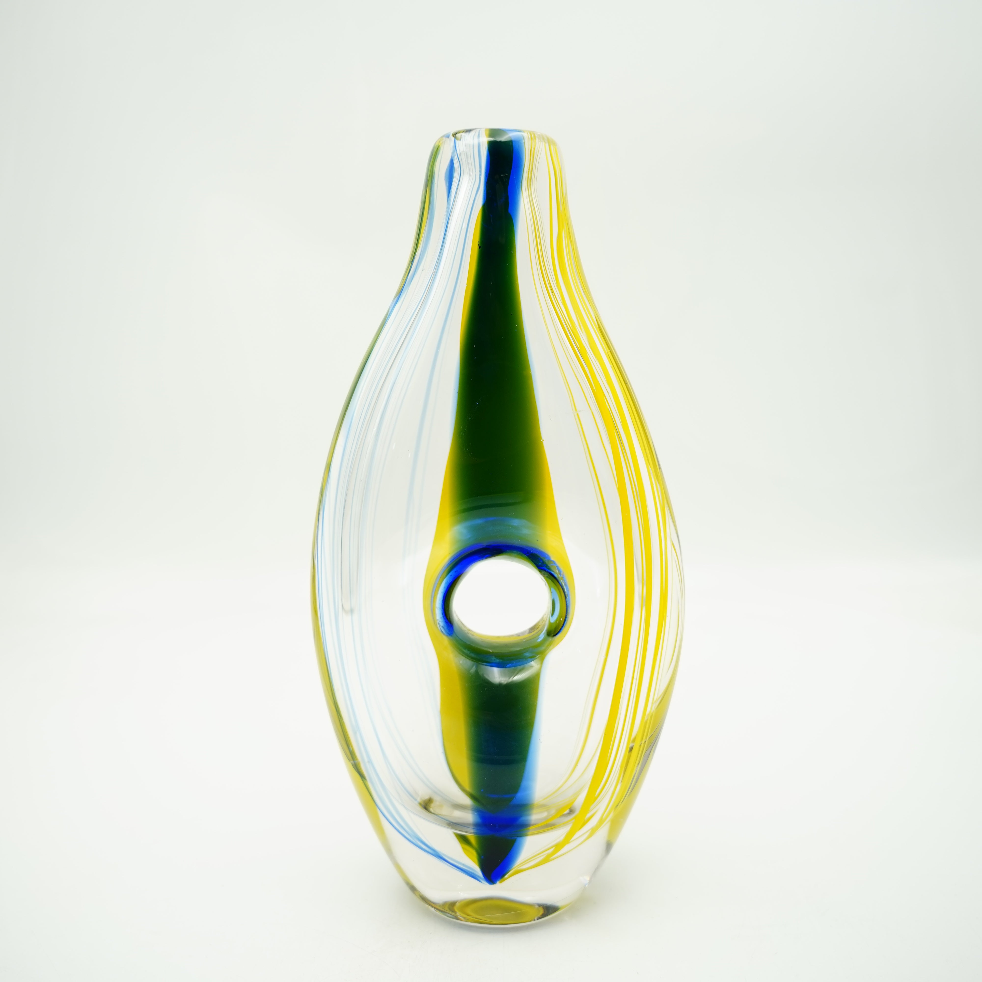 Vase Murano-Stil Mailin Höhe ca. 36cm Handarbeit