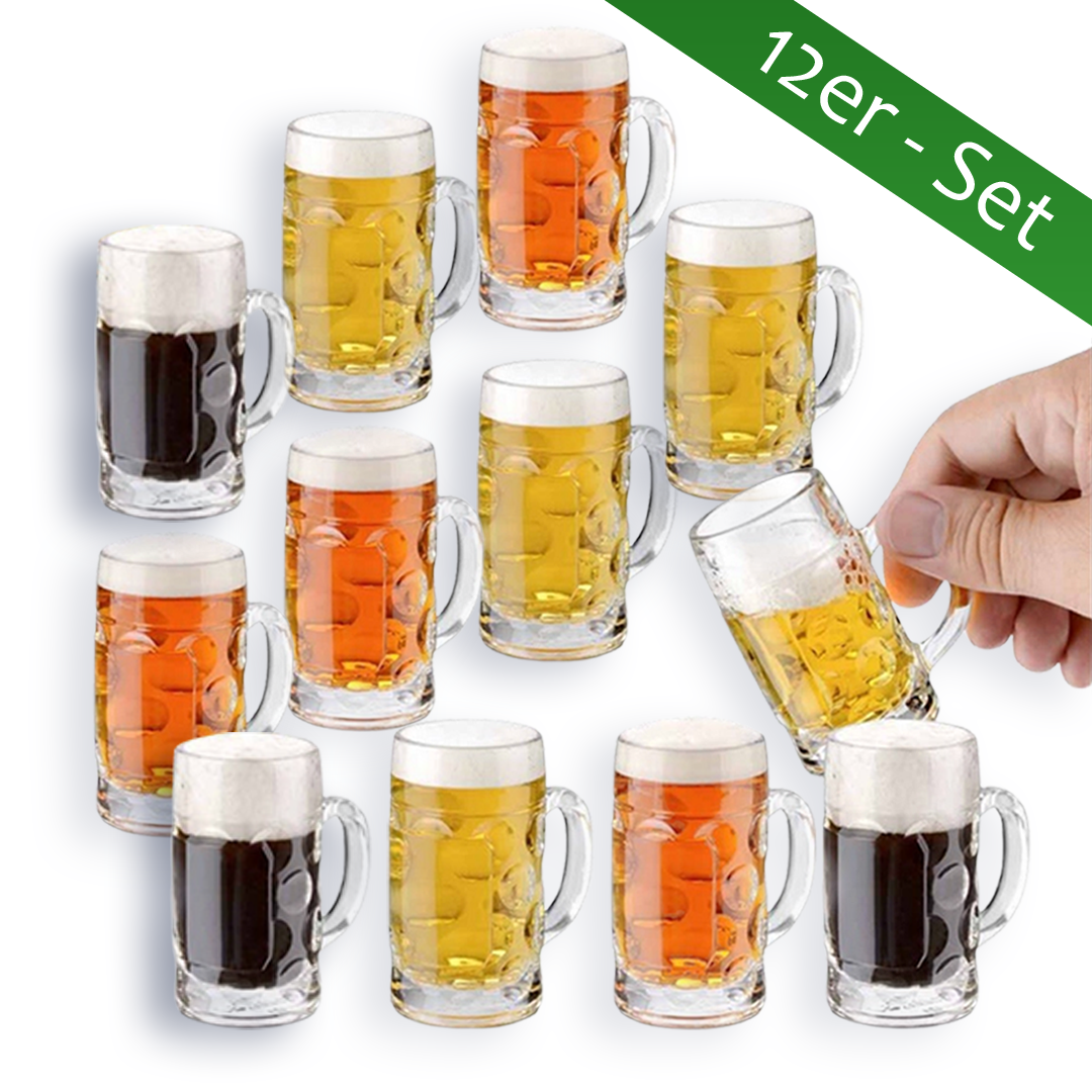 Schnapsglas Mini-Bierkrug Partygag Wodka Junggesellenenabschied Don 12er Set 40ml