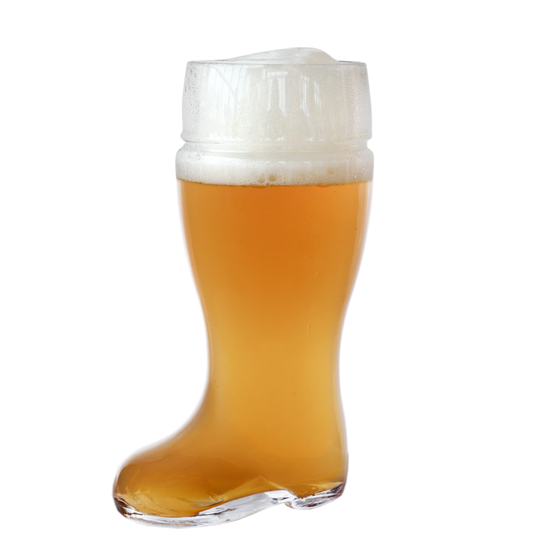 Bierglas Stiefel Bamberg 1 Liter, 4er Set