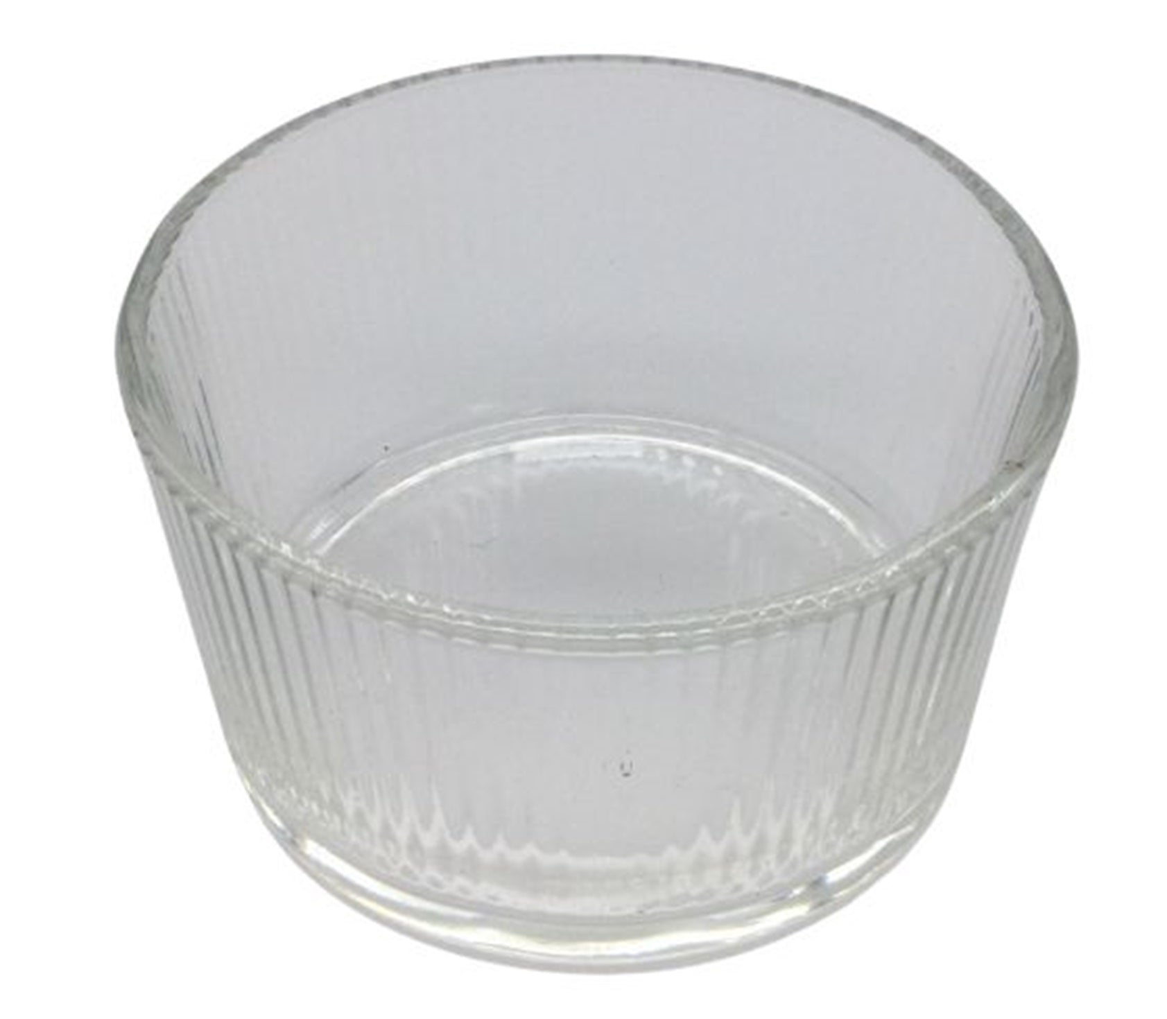 Schale Transparent mit streifen, Rund Durchmesser ca. 9cm, ca. 190ml