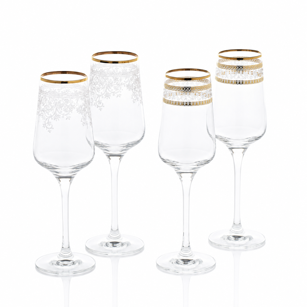 Likörglas Charisma Flora & Golden Flower 4er-Set