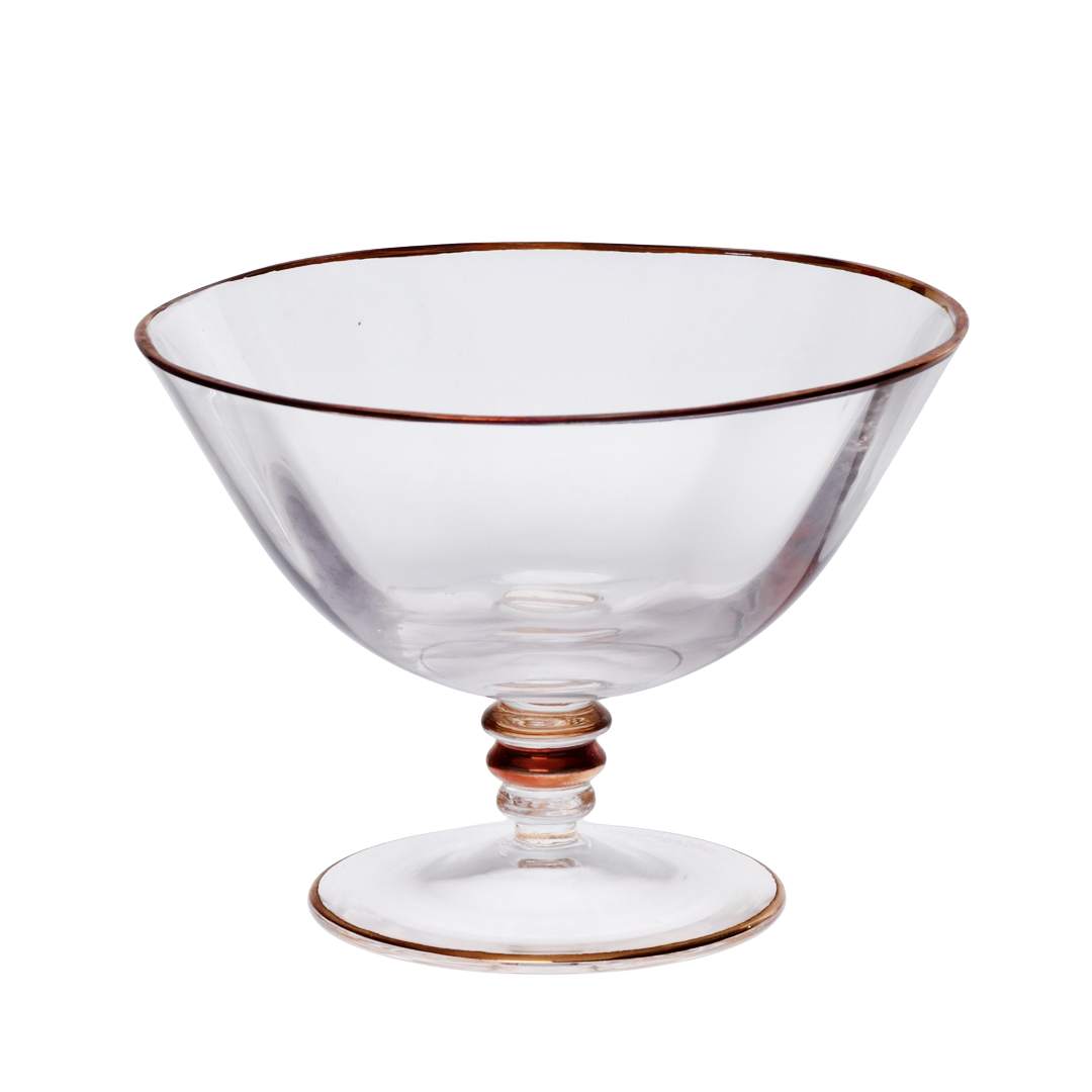 Eisbecher Eiscremeglas Transparent/ Silber/ Bronze/ Lila