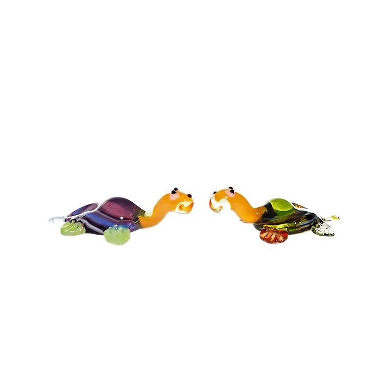 Schildkröte Mini Plus 4-5cm Glas Figuren Sammeln Vitrine Miniatur Zoo Meerestier