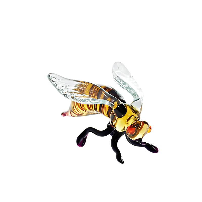 Fliege Medium 6-15cm Glas Tiere Insekt Figuren Sammeln Vitrine Miniatur
